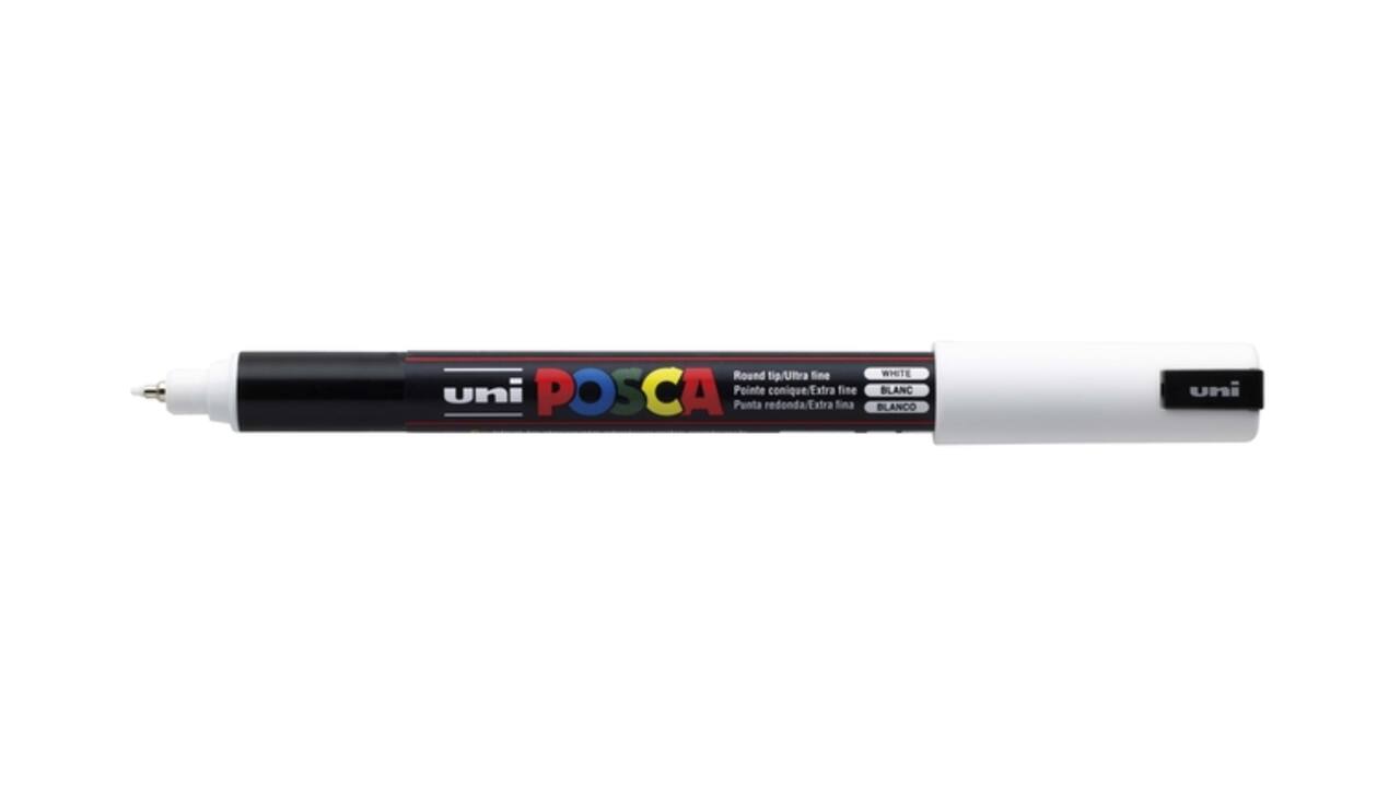 Paintmarker Uni POSCA PC1MR extra fijn wit